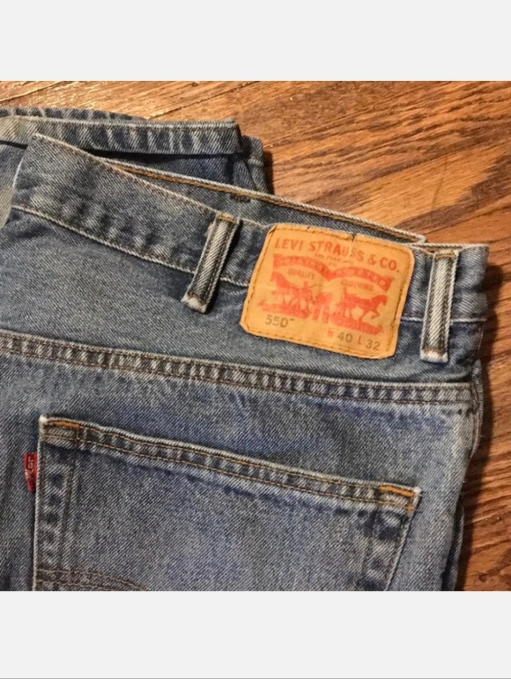 Levi's Men's Denim Jeans 550 W40 x L32 Work Pants Classic Rugged Style 40x31